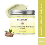 Buy Nutriment Sandalwood Scrub for Deadskin Cells Removal, Removing Blackheads and Revitalises Healthy Skin, Paraban Free 250gram Suitable for all skin types - Purplle