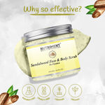 Buy Nutriment Sandalwood Scrub for Deadskin Cells Removal, Removing Blackheads and Revitalises Healthy Skin, Paraban Free 250gram Suitable for all skin types - Purplle