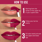Buy NY Bae Moisturizing Liquid Lipstick | Pink | Matte | Hydrating With Vitamin E - Carries's Big Dream 27 (2.7 ml) - Purplle