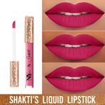 Buy Shakti By NY Bae Liquid Lipstick - Moody Moonwalk 6 (2.7 ml) | Pink | Matte Finish | Highly Pigmented | Lasts Upto 12+ Hours | Smudge Resistant | Waterproof | Weightless | Vegan | Cruelty & Paraben Free - Purplle