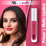 Buy NY Bae Confessions Of A Lip-a-holic Liquid Lipstick | Primer + Matte | Pink | Moisturizing | Long Lasting | Bonfire 3 (4.5 ml) - Purplle