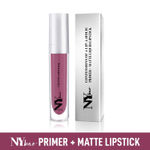 Buy NY Bae Confessions Of A Lip-a-holic Liquid Lipstick | Primer + Matte | Pink | Moisturizing | Long Lasting | Ice Cold Holiday 1 (4.5 ml) - Purplle