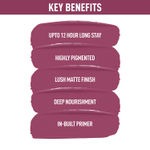 Buy NY Bae Confessions Of A Lip-a-holic Liquid Lipstick | Primer + Matte | Pink | Moisturizing | Long Lasting | Ice Cold Holiday 1 (4.5 ml) - Purplle