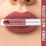 Buy NY Bae Confessions Of A Lip-a-holic Liquid Lipstick | Primer + Matte | Light Brown | Moisturizing | Long Lasting | More Shots 11 (4.5 ml) - Purplle
