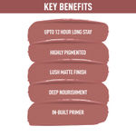 Buy NY Bae Confessions Of A Lip-a-holic Liquid Lipstick | Primer + Matte | Light Brown | Moisturizing | Long Lasting | More Shots 11 (4.5 ml) - Purplle