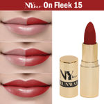 Buy NY Bae Runway Matte Lipstick | Infused With Argan Oil | Red | Moisturising | Long Lasting | Light weight- On Fleek 15 (4.5 gm) - Purplle