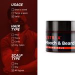 Buy Ustraa Beard & Mooch Wax - Strong Hold (50 g) - Purplle