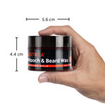 Buy Ustraa Beard & Mooch Wax - Strong Hold (50 g) - Purplle