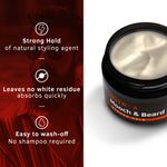 Buy Ustraa Beard & Mooch Wax - Strong Hold (50 g) - Purplle