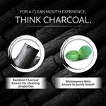 Buy Colgate Charcoal Clean Toothpaste, Black Gel Paste, Bamboo Charcoal and Wintergreen Mint for Clean Mouth, 240g, 120g X 2 - Purplle