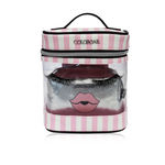 Buy Colorbar Lips & Lashes Pouch & Vanity (Set Of Two) Pouch - White + Blush Pink - Purplle