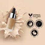 Buy FACES CANADA Ultime Pro Second Skin Foundation - Medium Natural 022, 15 ml | Lightweight Anti-Ageing Serum Foundation | 3X Lighter | Natural Matte Finish | Medium To High Coverage | SPF 15 | Non-Oily - Purplle