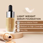 Buy FACES CANADA Ultime Pro Second Skin Foundation - Medium Natural 022, 15 ml | Lightweight Anti-Ageing Serum Foundation | 3X Lighter | Natural Matte Finish | Medium To High Coverage | SPF 15 | Non-Oily - Purplle
