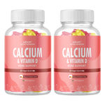 Buy Azani Active Nutrition Calcium & Vitamin D Bone Support Gummies for Adults & Kids |Healthy diet supplement for strong bones (Mango & Strawberry Flavour) - 60 vegan gummies - Purplle