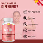 Buy Azani Active Nutrition Calcium & Vitamin D Bone Support Gummies for Adults & Kids |Healthy diet supplement for strong bones (Mango & Strawberry Flavour) - 60 vegan gummies - Purplle