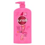 Buy Sunsilk Lusciously Thick & Long Shampoo With Keratin, Yoghurt Protein & Macadamia Oil For 2X thicker & Fuller Hair, 1 Ltr - Purplle