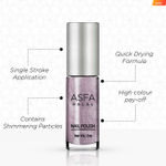 Buy Asfa Halal Full On Texture Combo 01 (Sparkle Bling Gold (7 ml), Matte Pine Green (7 ml), Sugar Effect Pink Sparkle (7 ml), Hi Shine Berry Nude (7 ml)) - Purplle