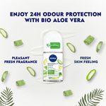 Buy NIVEA Naturally Good Deodorant Roll On, Bio Aloe Vera with Natural Fresh Skin Feel, Vegan Formula, 24h Odour Protection, 95% Natural Origin Ingredients, (50 ml) - Purplle