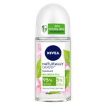 Buy NIVEA Naturally Good Deodorant Roll On, Bio Green Tea with Natural Fresh Skin Feel, Vegan Formula, 24h Odour Protection, 95% Natural Origin Ingredients, (50 ml) - Purplle