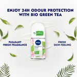Buy NIVEA Naturally Good Deodorant Roll On, Bio Green Tea with Natural Fresh Skin Feel, Vegan Formula, 24h Odour Protection, 95% Natural Origin Ingredients, (50 ml) - Purplle