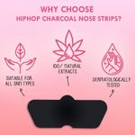 Buy HipHop Skincare Cleansing Charcoal Nose Strips for Women - Blackhead Remover & Pore Cleanser (3 Strips) - Purplle