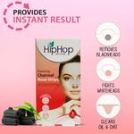 Buy HipHop Skincare Cleansing Charcoal Nose Strips for Women - Blackhead Remover & Pore Cleanser (3 Strips) - Purplle