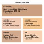 Buy Bobbi Brown Skin Long Wear Weightless Foundation - Warm Beige (W-046) - 1.0 fl oz./30 ml - Purplle