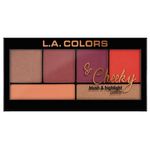 Buy L.A. Colors So Cheeky Blush And Highlight Palette - Hot And Spicy 22 g - Purplle