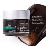 Buy mCaffeine Exfoliating Espresso Coffee Face Mask for Women & Men | Face Pack with Natural AHA for All Skin Types | Refining Skin, Shrink Pores(100gm) - Purplle