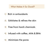 Buy mCaffeine Exfoliating Espresso Coffee Face Mask for Women & Men | Face Pack with Natural AHA for All Skin Types | Refining Skin, Shrink Pores(100gm) - Purplle