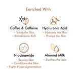 Buy mCaffeine Latte Coffee Sleeping Face Mask (100gm) for Skin Hydration | Tones and Repairs Skin | Face Pack with Hyaluronic Acid and Niacinamide | Night Skin Routine For Dehydrated Skin - Purplle