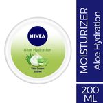 Buy NIVEA Soft Aloe Hydration Cream All Skin Types 200ml - Purplle