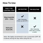 Buy Minimalist 10% Niacinamide face Serum with Matmarine + Zinc + Acetyl Glucosamine 30 ml + Minimalist 2% Salicylic Acid Face Serum For Acne Blackheads & Open Pores 30ml - Purplle