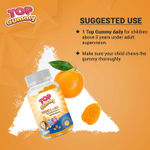 Buy Top Gummy Vitamin C Zinc For Maximum Immune System Booster | Daily Essential Nutrients | Antioxidants | Gluten, Soy & Dairy Free - 30 Gummies (Orange Flavor) - Purplle