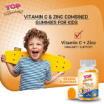 Buy Top Gummy Vitamin C Zinc For Maximum Immune System Booster | Daily Essential Nutrients | Antioxidants | Gluten, Soy & Dairy Free - 30 Gummies (Orange Flavor) - Purplle