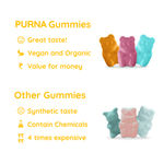Buy Purna Gummies Purna Bright skin Vitamin C Lemon Gummies for Adults & Kids (Immunity Antioxidant Skincare Organic Vitamin C Source Vegan & Keto Friendly) 2 Month Pack 60 Gummy Bears (1 per day) - Purplle