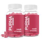 Buy Purna Gummies Purna Flowing Hair Vitamin Cranberry Biotin Gummies for Adults & Kids (Vegan 100% RDA Maximum Strength) 2 Month Pack 60 Gummy Bears (1 per day) - Purplle