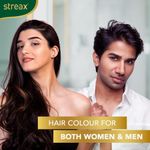 Buy Streax Insta Shampoo Hair colour for 100% Grey Coverage, Dark brown, 25 ml - Purplle