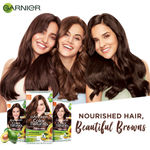 Buy Garnier Color Naturals Creme Hair Color - Shade 3 Darkest Brown, 70ml+60g (Pack of 2) - Purplle