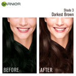 Buy Garnier Color Naturals Creme Hair Color - Shade 3 Darkest Brown, 70ml+60g (Pack of 2) - Purplle
