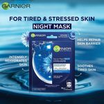 Buy Garnier Skin Naturals Night Serum Sheet Mask with Deep Sea Water - For Tired & Stressed Skin - Purplle