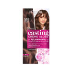 Buy L'Oreal Paris Casting Creme Gloss Hair Color With Glycolic Gloss Complex | Mini | Shade 500 - Medium Brown | 20ml + 20g + 5g - Purplle