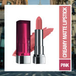 Buy Maybelline New York Color Sensational Creamy Matte Lipstick, 806 Indipink Night (3.9 g) - Purplle