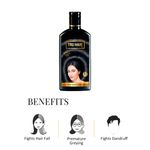 Buy Tru Hair Ayurvedic Hair Oil with Bhringraj, Amla & Hibiscus for Dandruff, Hairfall Control & Shiny Hair | Free Heater to heat the Oil |Contains 0% Parabens, Silicones & LLPs - 110 ML - Purplle