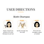 Buy Tru Hair Biotin Shampoo with Almond oil, Vitamin E & Aloevera Gel for Healthy, Thick, Soft & Lustrous Hair | Contains 0% Parabens, Silicones & LLPs - 200 ML - Purplle