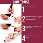 Buy NY Bae Matte Nail Enamel - Macaroon 10 (6 ml) (6 ml) | Berry Pink | Rich Pigment | Chip-proof | Long lasting | Full Coverage | Cruelty Free - Purplle