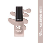 Buy NY Bae Matte Nail Enamel - Bagel 8 (6 ml) | Purple | Luxe Matte Finish | Highly Pigmented | Chip Resistant | Long lasting | Full Coverage | Streak-free Application | Vegan | Cruelty Free | Non-Toxic - Purplle