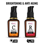 Buy StBotanica Brightening & Anti Aging Combo | Vitamin C 20% Face Serum + Retinol 2.5% Face Serum (20 ml Each) - Purplle