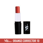 Buy NY Bae All In One Stick - Shady In Chinatown, Orange Corrector 10 | Foundation Concealer Contour Colour Corrector Stick | Dusky & Dark Skin | Creamy Matte Finish | Enriched With Vitamin E | Covers Pigmentation | Medium Coverage | Cruelty Free - Purplle