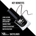 Buy NY Bae Skeyeliner | Liquid Eyeliner | Black Matte | Intense Pigmentation | Long Lasting | One Stroke Application (6 ml) - Purplle